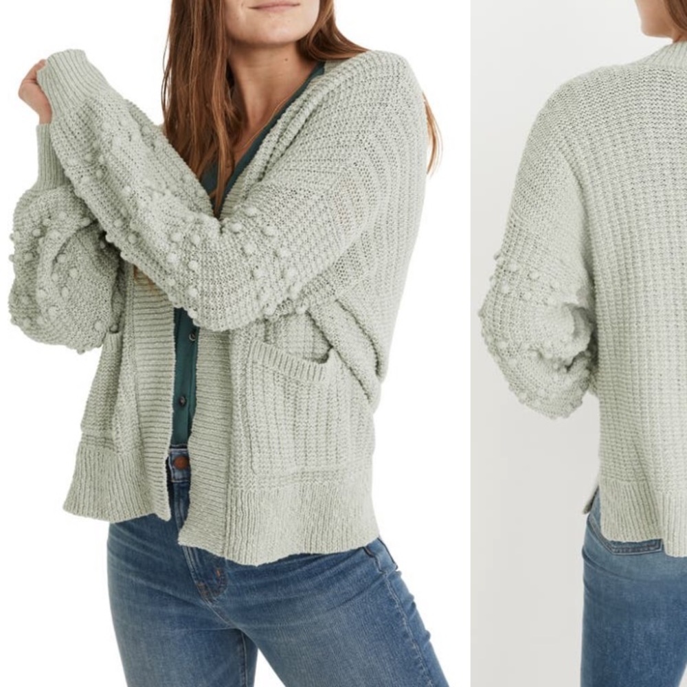 Madewell Bobble Cardigan Sweater